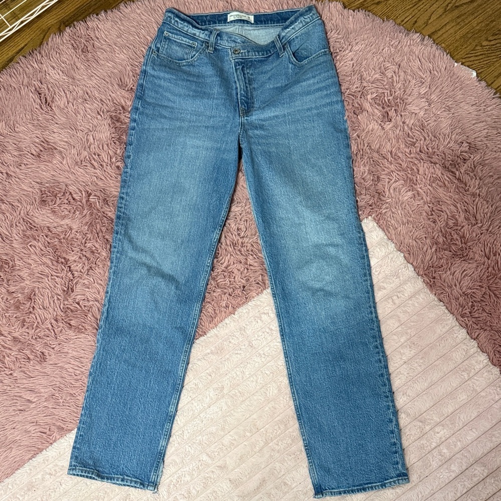 Abercrombie & Fitch Sky Blue Straight Leg Jeans